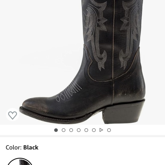 Mezcalero Black Cowboy boots (Women’s 9) - Picture 4 of 10